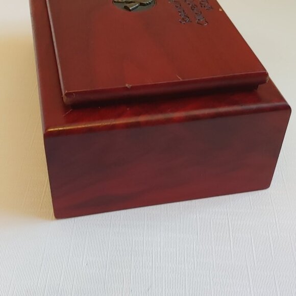 McDonalds Ronald McDonald House Wooden Box LOGO Badge - Picture 8 of 8